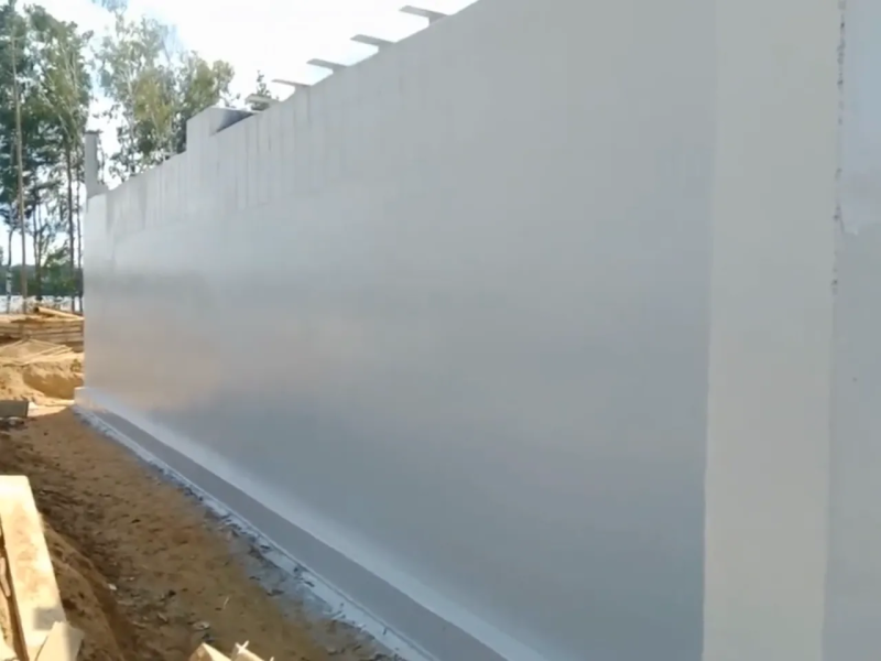 Гидроизоляция фундамента 900 м² частного дома