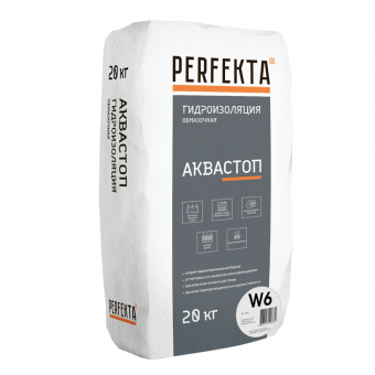 Гидроизоляция Perfekta Аквастоп W6 20 кг