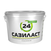 Двухкомпонентный полиуретановый герметик Сазиласт 24 Комфорт Белый 16,5 кг (1,5+15 кг)