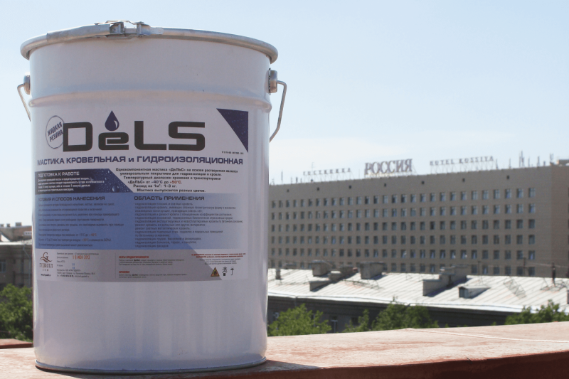 Дельс ВР, гидроизоляция зимой и летом