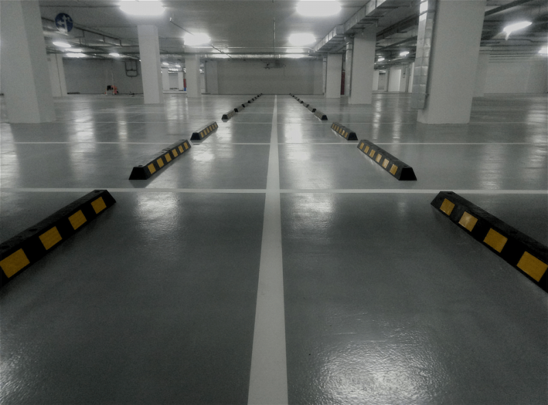 Полимерный пол для паркинга