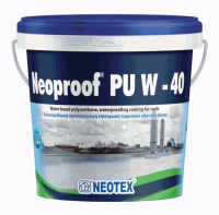 Полиуретановая УФ - стойкая гидроизоляция Неопруф (Neoproof) PU W-40 1 кг Белый RAL-9003