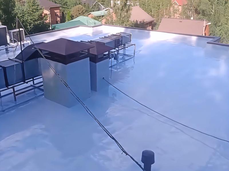 Гидроизоляция кровли с устранением дефектов 520 м²