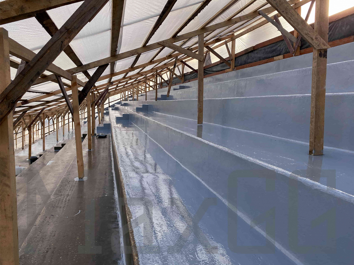 Гидроизоляция трибун стадиона в г. Одинцово