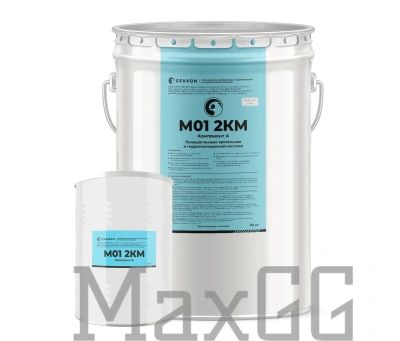 Двухкомпонентная полиуретановая мастика Геккон М01 2КМ, 20кг.+5кг.,  Двухкомпонентная полиуретановая мастика Геккон М01 2КМ, 20кг.+5кг.,