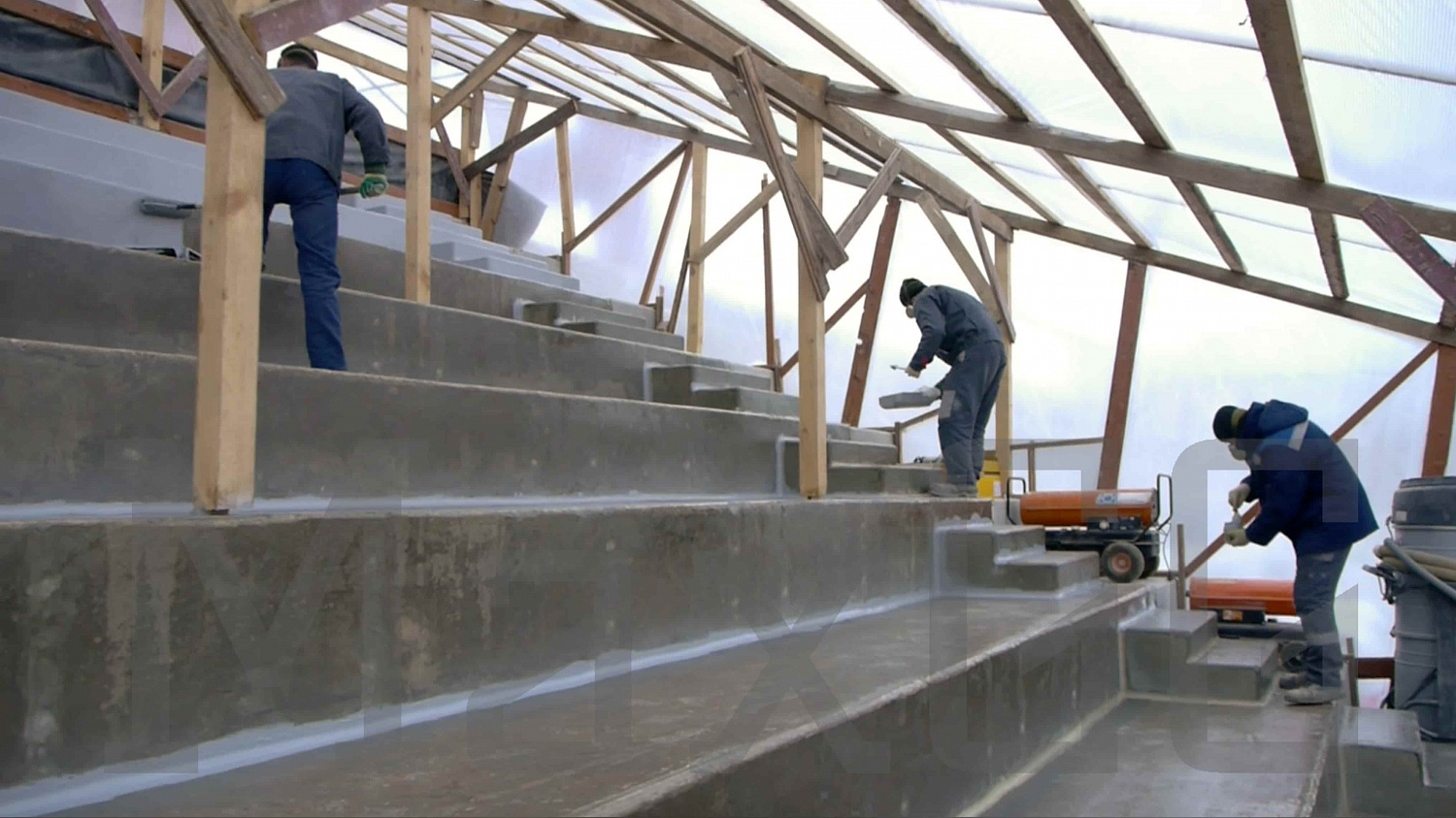 Гидроизоляция трибун стадиона в г. Одинцово