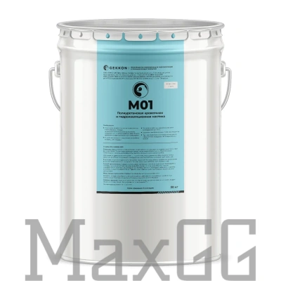 Однокомпонентная полиуретановая мастика Геккон М01, 25 кг, 