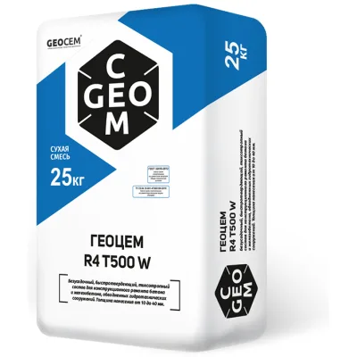 Фото Гидроцем R4 T500 W, ремонтный состав, 25 кг, в магазине MaxGG.ru