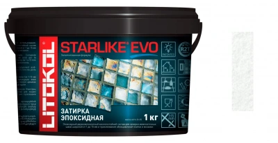 Затирка Litokol Starlike Evo S.100 Bianco Assoluto 1 кг