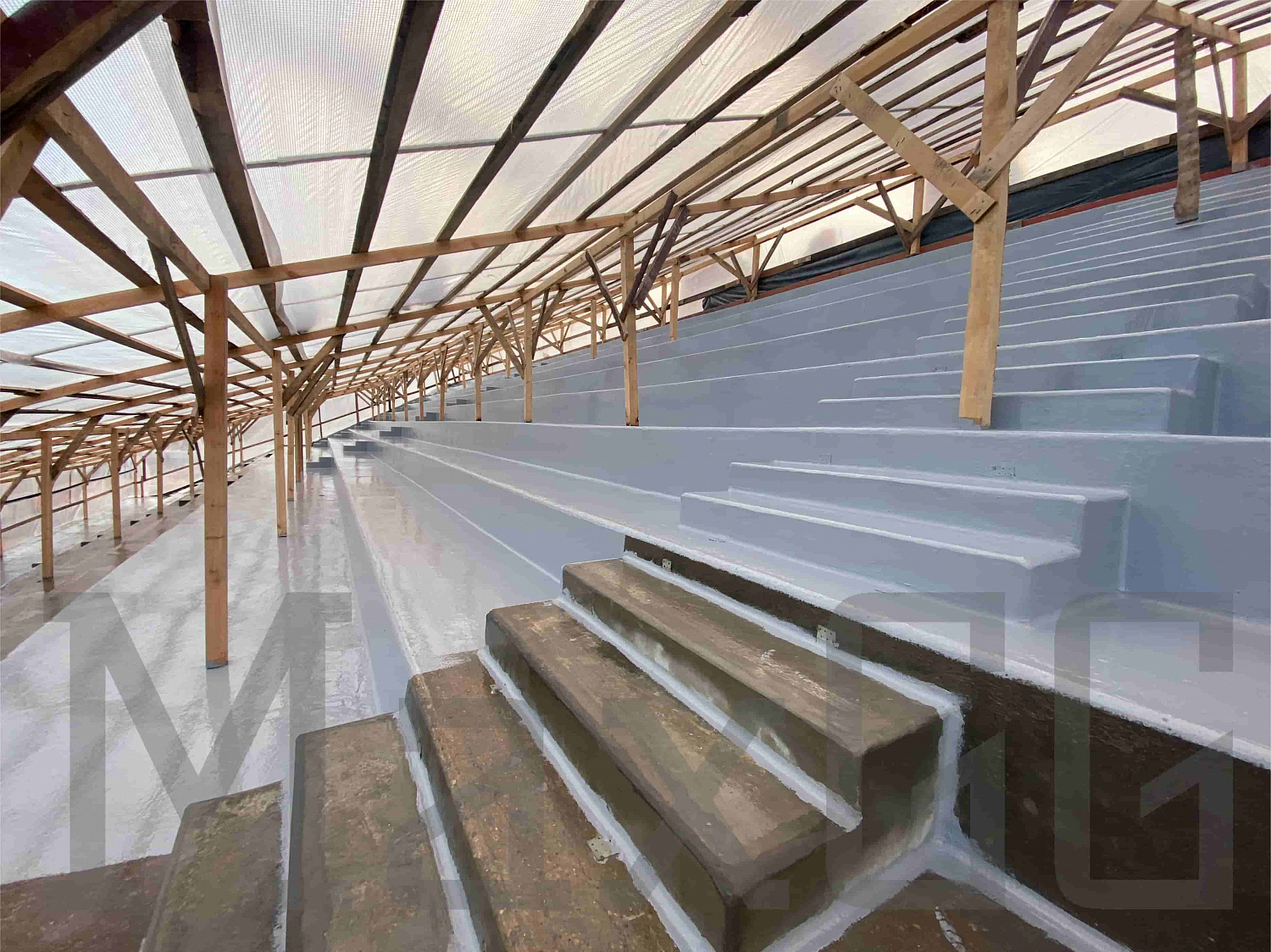 Гидроизоляция трибун стадиона в г. Одинцово