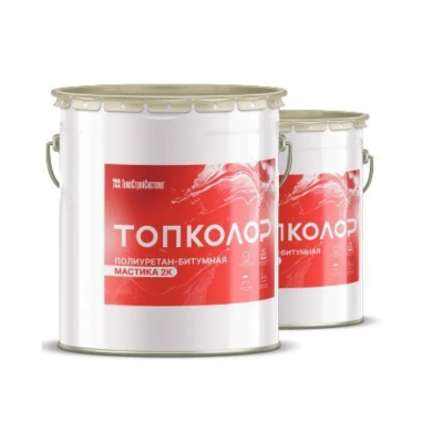 Фото Полиуретан-битумная мастика 2К ТОПКОЛОР, в магазине MaxGG.ru