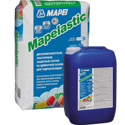 Мапеластик гидроизоляция двухкомпонентная (Mapei Mapelastic A+B) 32 кг , купить в магазине MaxGG.ru Mapelastic гидроизоляция 32 кг A+B