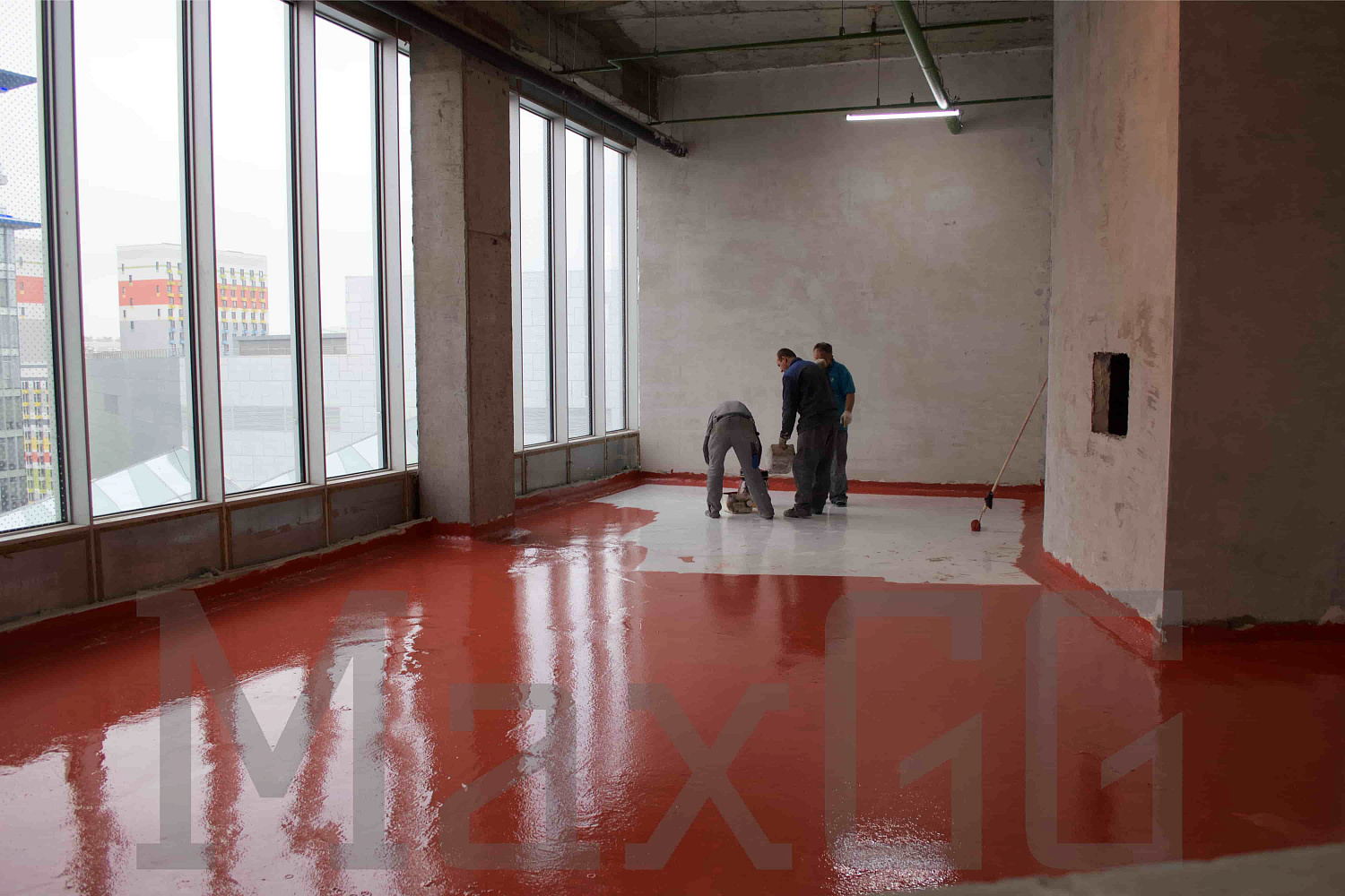 Гидроизоляция под плитку для ТЦ Кунцево Плаза