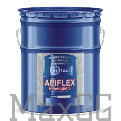 Однокомпонентная гидрофильная полиуретановая пена Апифлекс Инъекция S Однокомпонентная гидрофильная полиуретановая пена Апифлекс Инъекция S