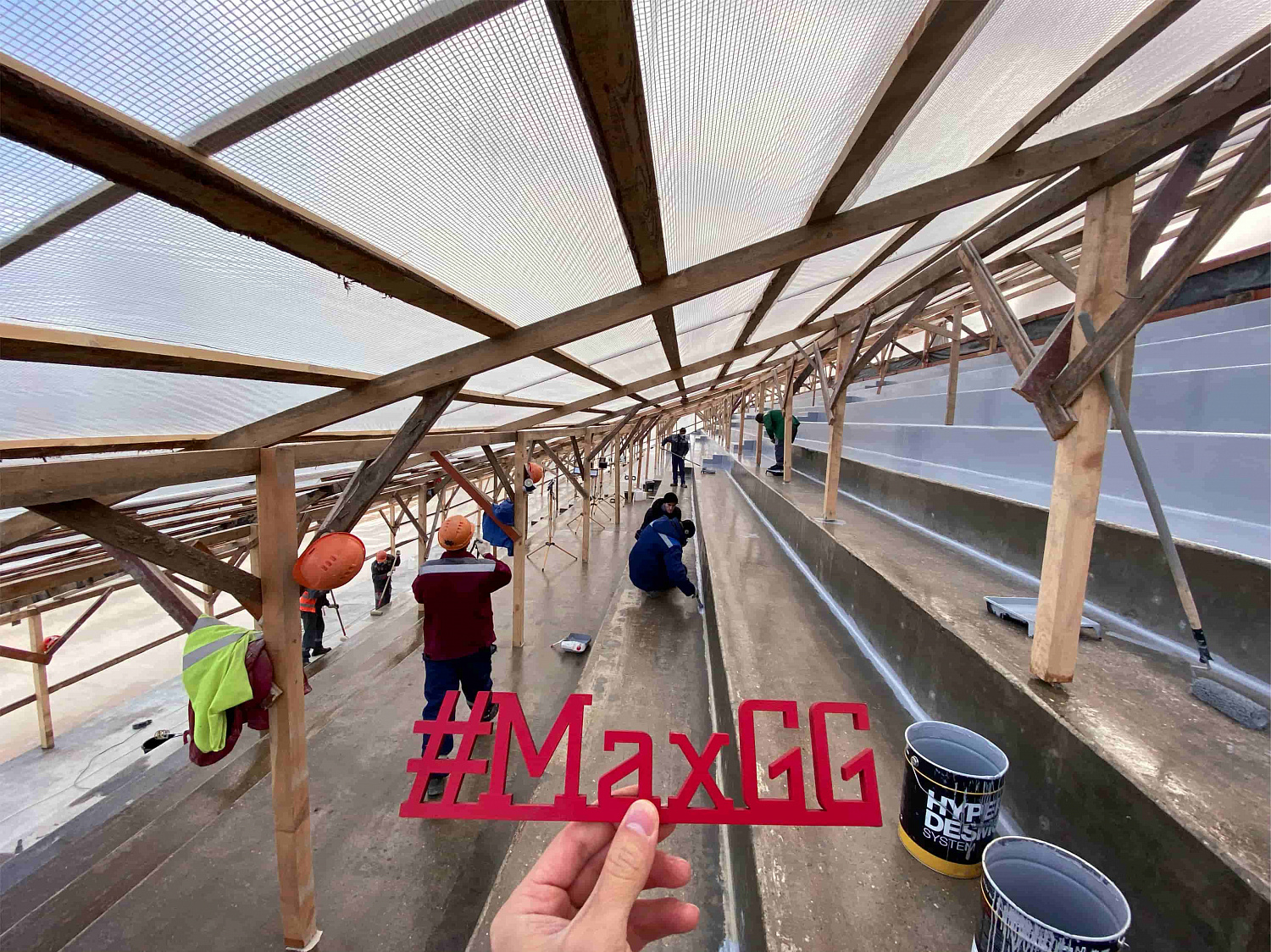 Гидроизоляция трибун стадиона в г. Одинцово