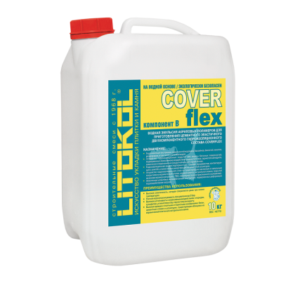 Фото Гидроизоляция двухкомпонентная Litokol Coverflex компонент В 10 кг, в магазине MaxGG.ru