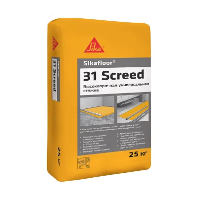 Зика Флор-31 Screed высокопрочная стяжка Sikafloor-31 Screed 25 кг
